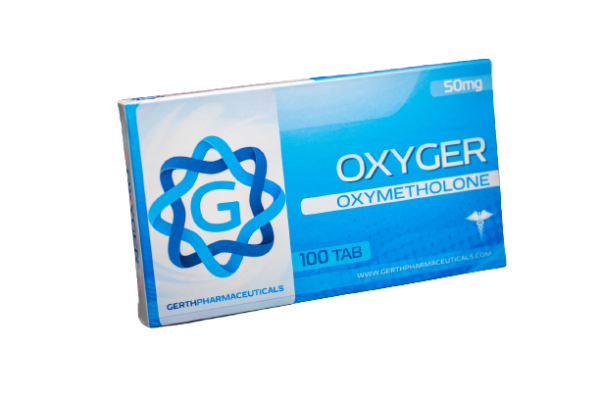 Oxyger (Оксиметалон) от Gerth Pharmaceuticals (100 tab 50mg)