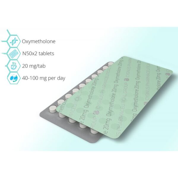 Oxymetholone (Оксиметалон) от Cygnus (100 tab 20mg)